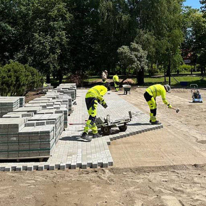 paving installation
